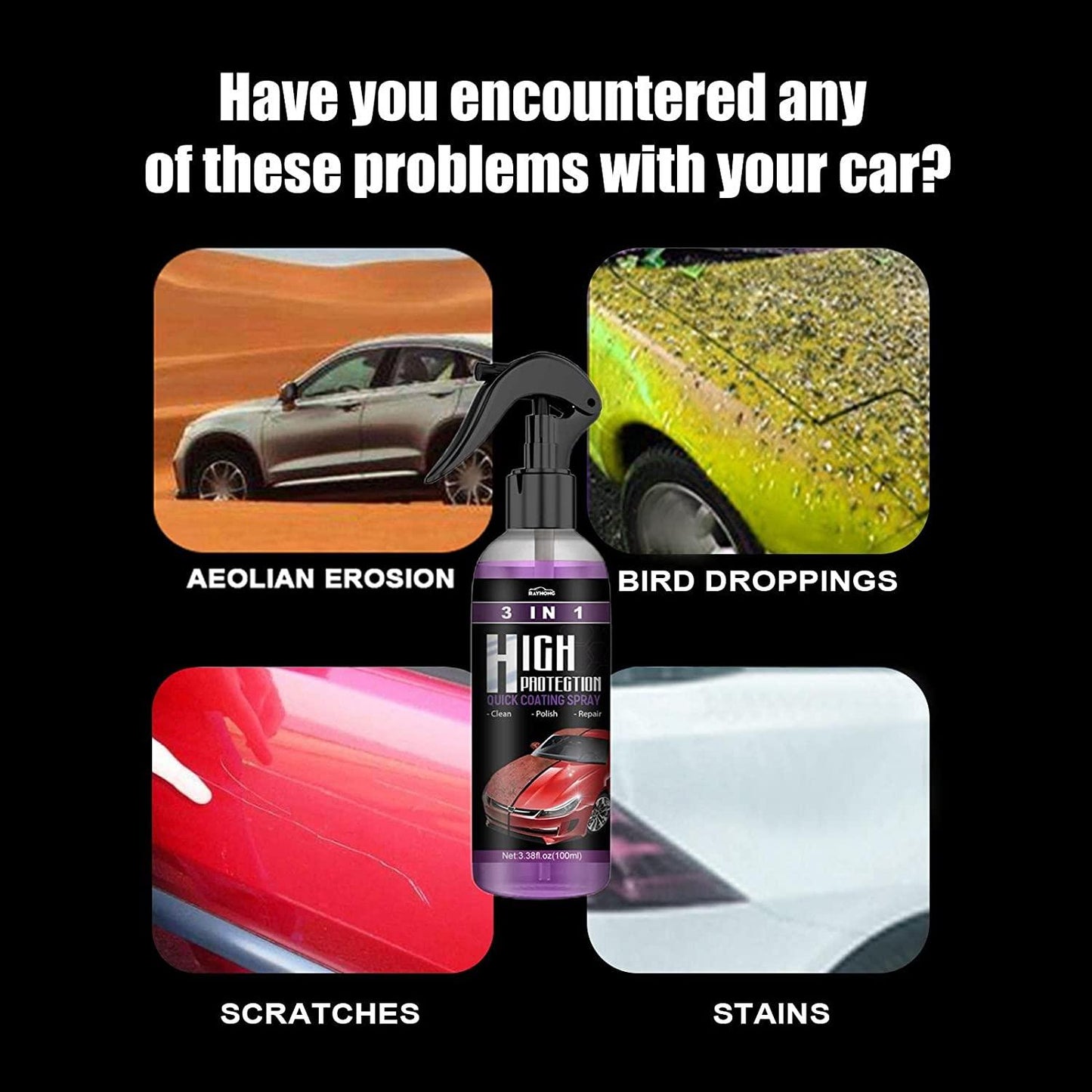 Car Scratch Spray  (Pack of 2)