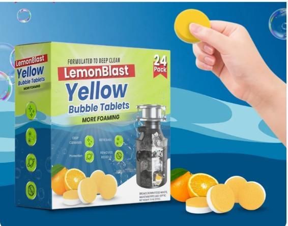 LemonBlast Yellow Bubble Tablets (24 Pc)